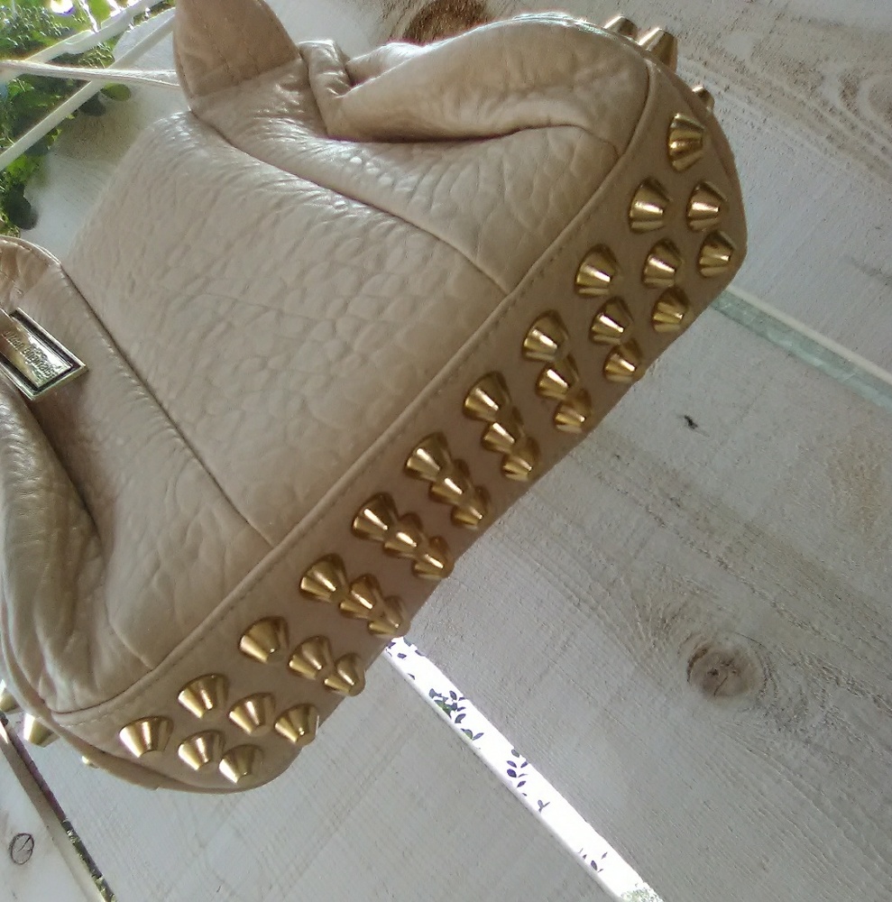 Urban Originals studded satchel bag nude gold - Picture 4 of 8